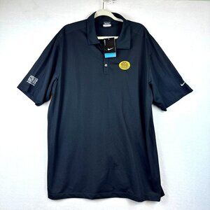 NWT Nike Pengo Safety Service Black Shirt Mens XXL Pullover Workwear Dri-Fit